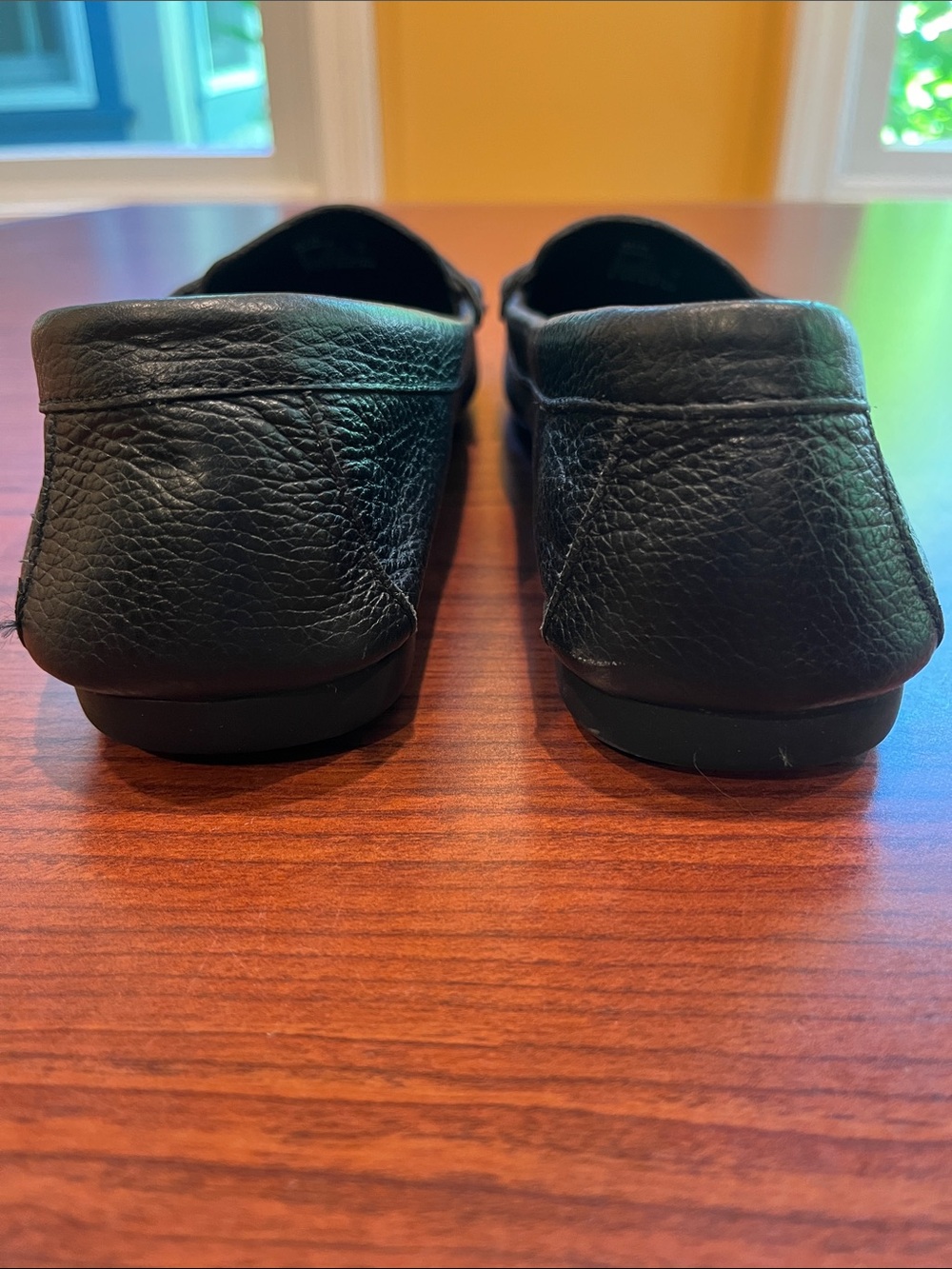 Coach Black Leather Loafers - Picture 3 of 8